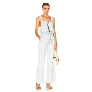 NSF Bailey Jumpsuit Faded Stripe Cotton Women’s M — Utility Boilersuit